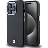 Image de Étui BMW Signature Wrapped Metal MagSafe pour iPhone 14 Pro Max, noir - Neuf