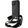 Image de Coque Rigide Bmw Bmhcp15m23pscck Pour Iphone 15 Plus / 14 Plus 6,7 Pouces, Noire, Édition M, Avec Bande Carbone Et Dragonne.