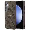 Image de Étui Guess 4G Collection Leather MagSafe pour Samsung Galaxy S24, marron - Neuf