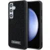 Image de Étui Karl Lagerfeld avec logo métallique et strass pour Samsung Galaxy S24, noir - Neuf