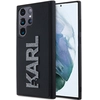 Image de Étui Karl Lagerfeld 3D Rubber Logo pour Samsung Galaxy S23 Ultra, noir - Neuf