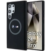 Image de Étui Magsafe En Silicone Noir Avec Anneau Bmw Pour Samsung Galaxy S24 Ultra