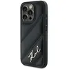 Image de Étui Karl Lagerfeld pour iPhone 15 Pro Max 6.7 noir étui rigide Diagonal Quilted Script - Neuf