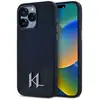 Image de Étui Karl Lagerfeld Silicone Shadow Metal Initial MagSafe pour iPhone 15 Pro noir - Neuf
