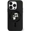 Image de Étui Karl Lagerfeld pour iPhone 15 Pro 6.1 noir étui rigide Silicone Karl & Choupette MagSafe - Neuf