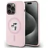 Image de Étui Karl Lagerfeld Silicone Karl&Choupette MagSafe do iPhone 14 Pro Max rose - Neuf