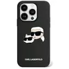 Image de Étui Karl Lagerfeld pour iPhone 15 Pro Max 6.7 noir étui rigide Silicone Karl & Choupette MagSafe - Neuf
