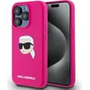 Image de Karl Lagerfeld Klhmp15Lskhpplf Iphone 15 Pro 6.1 Fuchsia/Fuschia Hardcase Silicone Karl Head Print Magsafe