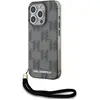 Image de Coque Rigide Noire Karl Lagerfeld Klhcp15lhkdpnsk Pour Iphone 15 Pro 6.1, Motif Iml Mono Kl, Avec Cordon