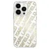 Image de Coque Rigide Or/or Pour Iphone 15 Pro Max 6,7 Pouces Karl Lagerfeld Klhcp15xhkfoemd Avec Logo Intégral Iml