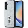 Image de Étui Karl Lagerfeld Fixed Glitter Choupette pour Samsung Galaxy A35, argenté - Neuf