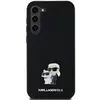 Image de Étui en silicone Karl Lagerfeld « Karl & Choupette » pour Samsung Galaxy A35, noir - Neuf