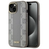 Image de Étui Rigide Beige/beige En Cuir À Carreaux Pour Iphone 156.1 Dkny Dkhmp15spcpvsle Avec Magsafe