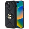 Image de Coque Matelassée Dkny Dkhcp15mpqdslk Pour Iphone 15 Plus 6,7" Noir/noir Avec Logo Stack