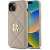 Image de Dkny Dkhcp15Mpqdsle Iphone 15 Plus 6.7 Beowy/Beige Quilted Stack Logo