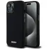 Image de Étui DKNY Liquid Silicone MagSafe pour iPhone 14, noir - Neuf