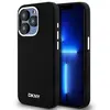 Image de Étui DKNY pour iPhone 15 Pro 6.1 noir étui rigide Liquid Silicone Small Metal Logo MagSafe - Neuf