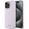 Image de Coque Rigide Rose/rose Dkny Dkhmp15xsmchlp Pour Iphone 15 Pro Max 6,7 Pouces, En Silicone Liquide Avec Petit Logo Métallique Et Compatible Magsafe.