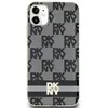 Image de Étui DKNY Checkered Mono Pattern MagSafe pour iPhone 11, noir - Neuf