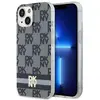 Image de Étui DKNY Checkered Mono Pattern MagSafe pour iPhone 14, noir - Neuf