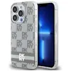 Image de Étui DKNY Checkered Mono Pattern MagSafe pour iPhone 14 Pro, beige - Neuf