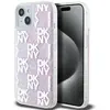 Image de Étui DKNY pour iPhone 15 6.1 rose étui rigide Liquid Glitter Multilogo - Neuf