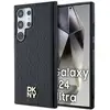 Image de Étui DKNY Leather Pattern MagSafe pour Samsung S24 Ultra, noir - Neuf