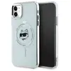 Image de Étui Karl Lagerfeld Metal Choupette MagSafe pour iPhone 11, blanc - Neuf