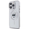 Image de Étui Karl Lagerfeld pour iPhone 14 Pro 6.1 blanc étui rigide IML Metal Choupette Head MagSafe - Neuf