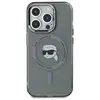 Image de Étui Karl Lagerfeld pour iPhone 15 Pro Max 6.7 noir étui rigide IML Metal Karl Head MagSafe - Neuf
