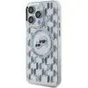 Image de Étui Karl Lagerfeld pour iPhone 15 Pro Max 6.7 transparent étui rigide IML Monogram Karl&Choupette Head MagSafe - Neuf
