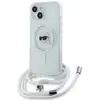 Image de Étui Karl Lagerfeld pour iPhone 15 6.1 étui rigide transparent Crossbody IML Karl Head Magsafe - Neuf