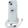 Image de Étui Karl Lagerfeld Choupette Head MagSafe pour iPhone 14, transparent - Neuf