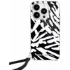 Image de Étui Karl Lagerfeld pour iPhone 15 Pro 6.1 noir étui rigide IML Zebra Pattern & Cord - Neuf