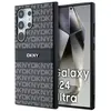 Image de Étui DKNY Mono Stripe Leather pour Samsung Galaxy S24 Ultra, noir - Neuf