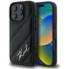 Image de Étui Karl Lagerfeld pour iPhone 16 Pro 6.3 noir étui rigide Quilted Signature - Neuf
