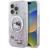 Image de Coque Magsafe Hello Kitty Liquid Glitter Sweet Kitty Bows Pour Iphone 16 Pro (blanche)