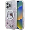 Image de Coque Rigide Hello Kitty Hkhmp16xlswkh Pour Iphone 16 Pro Max 6,9" Blanche Avec Paillettes Liquides Et Noeuds Sweet Kitty, Compatible Magsafe.