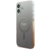 Image de Guess pour iPhone 16 6.1 marron étui rigide IML Glitter Gradient MagSafe - Neuf