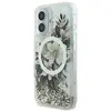 Image de Étui Guess pour iPhone 16 6.1 beige étui rigide Liquid Glitter Flower MagSafe - Neuf