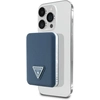 Image de Batterie Externe Guess Grained Triangle À Induction 5000 Mah 15 W Usb-c Magsafe Bleue