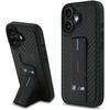 Image de Coque Rigide Bmw Bmhcp16sgspcck Pour Iphone 166,1 Pouces, Noire, Avec Support M Grip Et Finition Carbone Lisse.