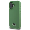 Image de Étui Lacoste pour iPhone 16 6.1 vert étui rigide Iconic Petit Pique MagSafe - Neuf