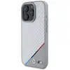 Image de Étui BMW pour iPhone 16 Pro 6.3 gris étui rigide M Carbon Tricolor Line MagSafe - Neuf