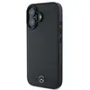 Image de Étui Mercedes pour iPhone 16 6.1 noir étui rigide Textured And Plain Leather MagSafe - Neuf
