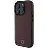 Image de Étui Mercedes pour iPhone 16 Pro Max 6.9 rouge étui rigide Textured And Plain Leather MagSafe - Neuf