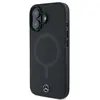 Image de Étui Mercedes pour iPhone 16 Plus 6.7 noir étui rigide Cuir lisse uni MagSafe - Neuf