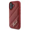 Image de Étui Karl Lagerfeld pour iPhone 16 6.1 rogue étui rigide Quilted Signature - Neuf