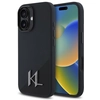 Image de Coque Rigide Karl Lagerfeld Klhmp16sscmkmpck Pour Iphone 16 6,1" Noir/noir, En Silicone Shadow Metal Initial Magsafe