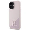 Image de Étui Karl Lagerfeld pour iPhone 16 6.1 rose étui rigide Silicone Shadow Metal Initial MagSafe - Neuf